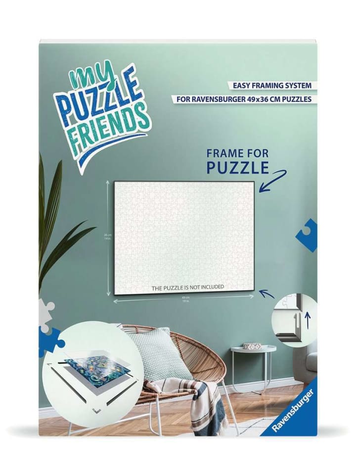 Рамка для пазлов Ravensburger, белого цвета
Рамка для пазлов Ravensburger, белого цвета