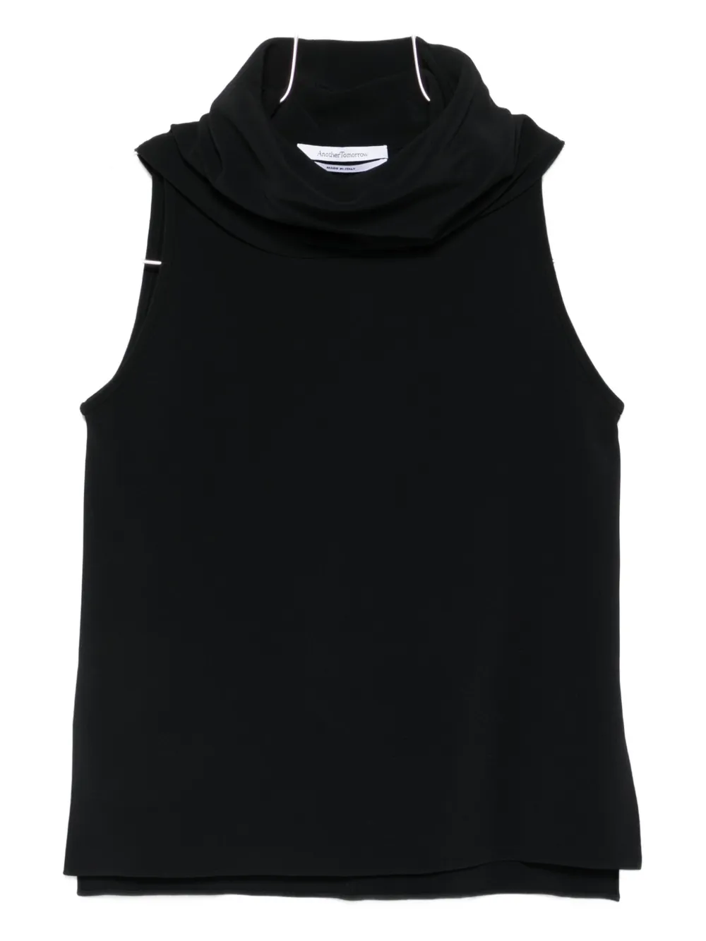 Майка с воротником-хомутом Another Tomorrow, черный
Майка с воротником-хомутом Another Tomorrow, черный