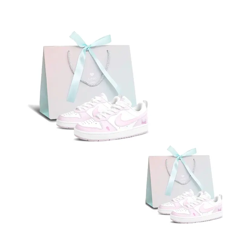 Nike Court Borough нескользящие износостойкие низкие детские скейтбординг кроссовки Purple Pink для подростков
Nike Court Borough нескользящие износостойкие низкие детские скейтбординг кроссовки Purple Pink для подростков