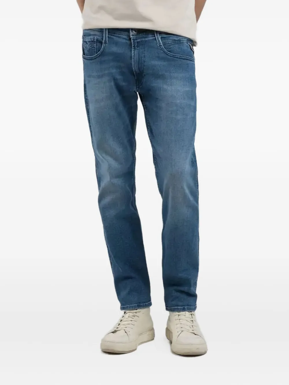 Джинсы с V-образным карманом Replay, синий
Джинсы с V-образным карманом Replay, синий