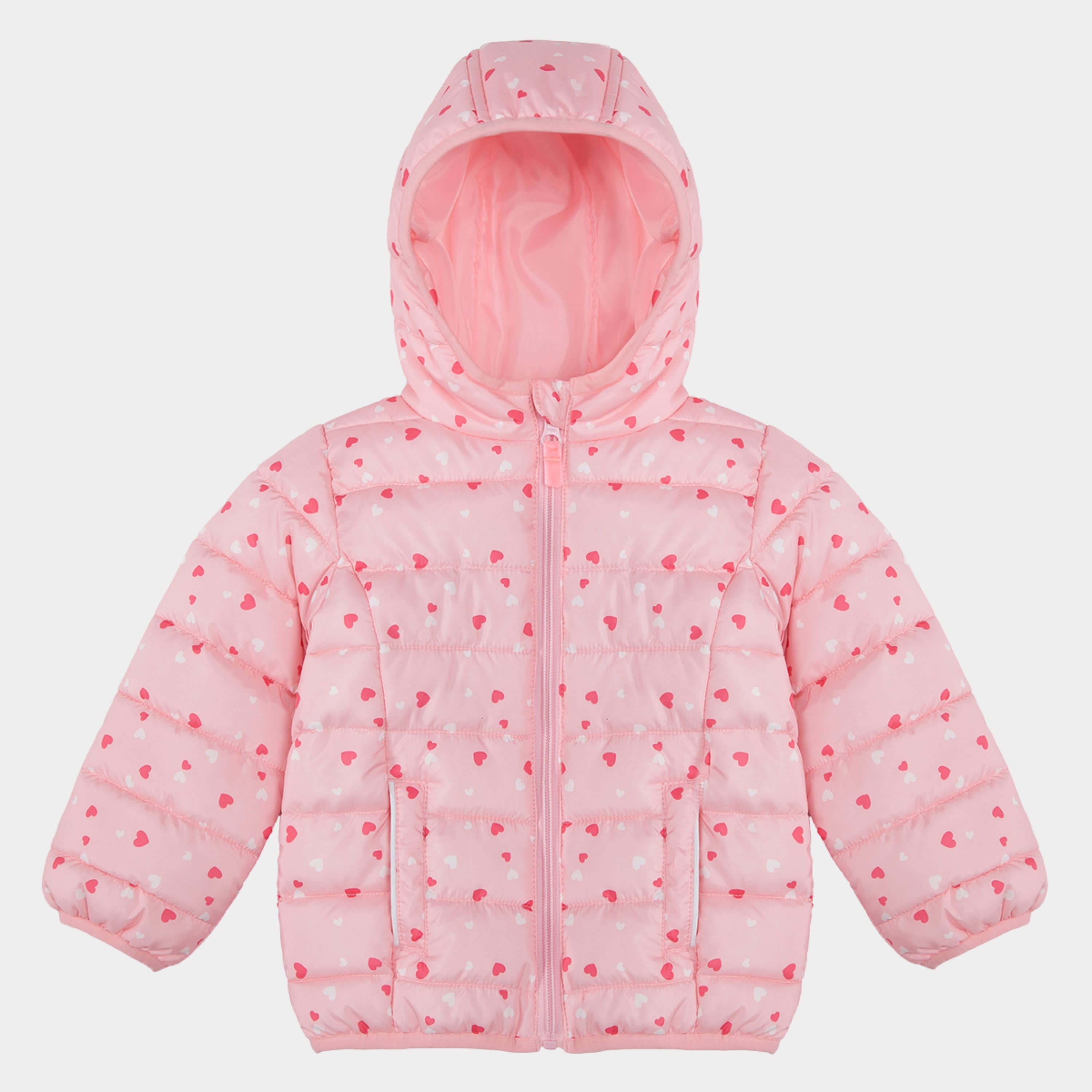 Легкая зимняя куртка-пуховик Rokka&Rolla для маленьких девочек, pink hearts
Легкая зимняя куртка-пуховик Rokka&Rolla для маленьких девочек, pink hearts