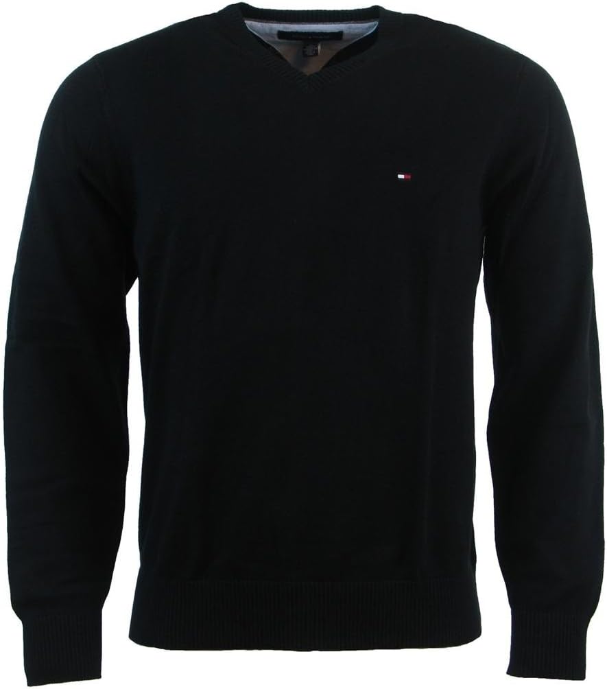 Мужской свитер Tommy Hilfiger с V-образным вырезом, Black
Мужской свитер Tommy Hilfiger с V-образным вырезом, Black