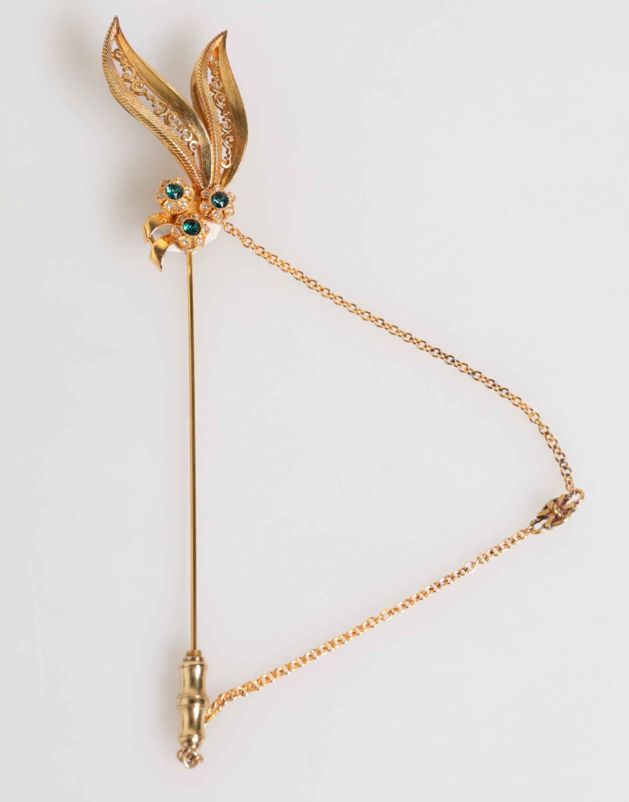 Брошь-булавка с кристаллами из серебра 925 пробы золотистого оттенка Dolce & Gabbana, золото
Брошь-булавка с кристаллами из серебра 925 пробы золотистого оттенка Dolce & Gabbana, золото