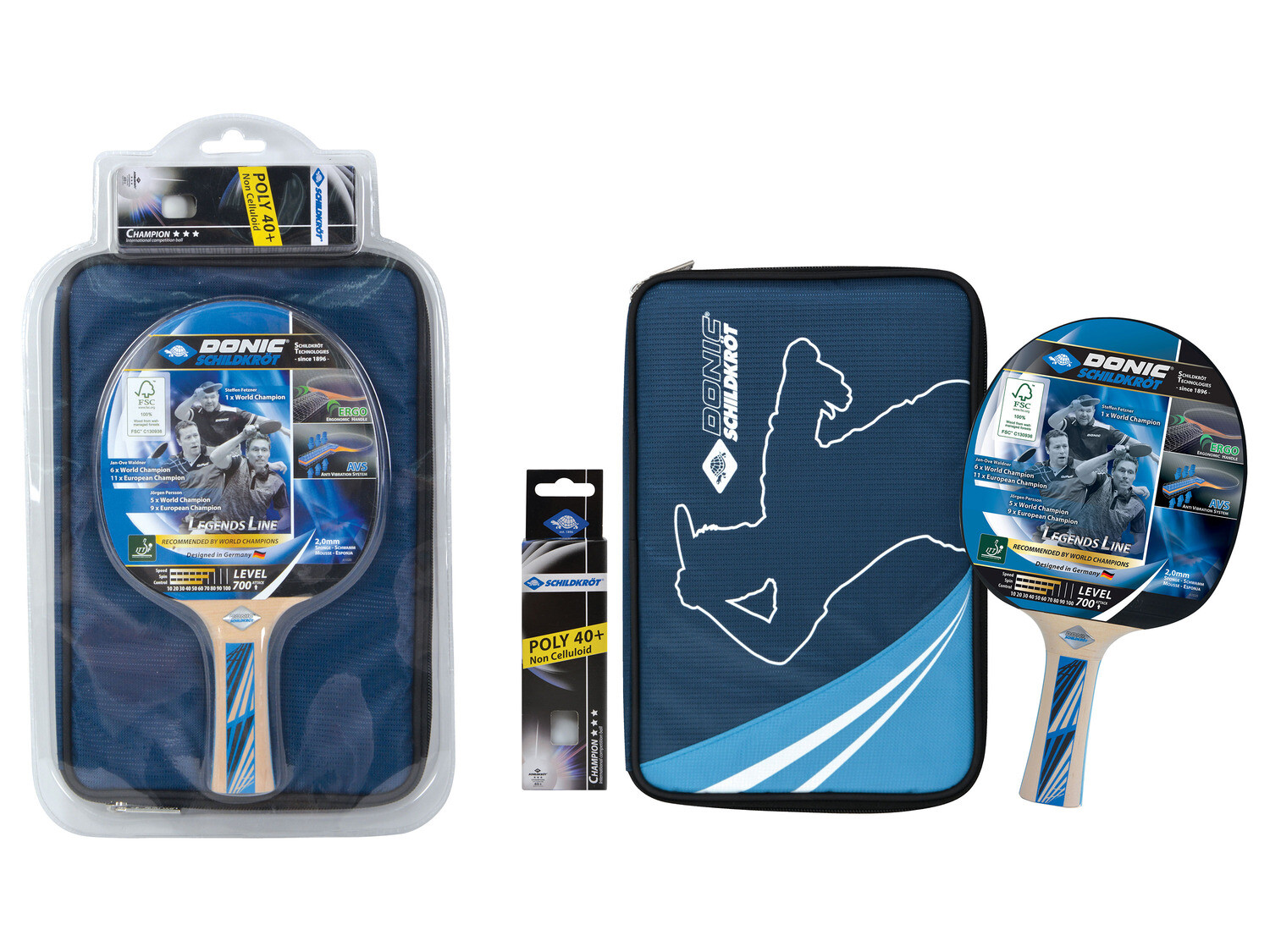 Подарочный набор премиум-класса для настольного тенниса Donic-Schildkröt Legends 700 FSC
Подарочный набор премиум-класса для настольного тенниса Donic-Schildkröt Legends 700 FSC