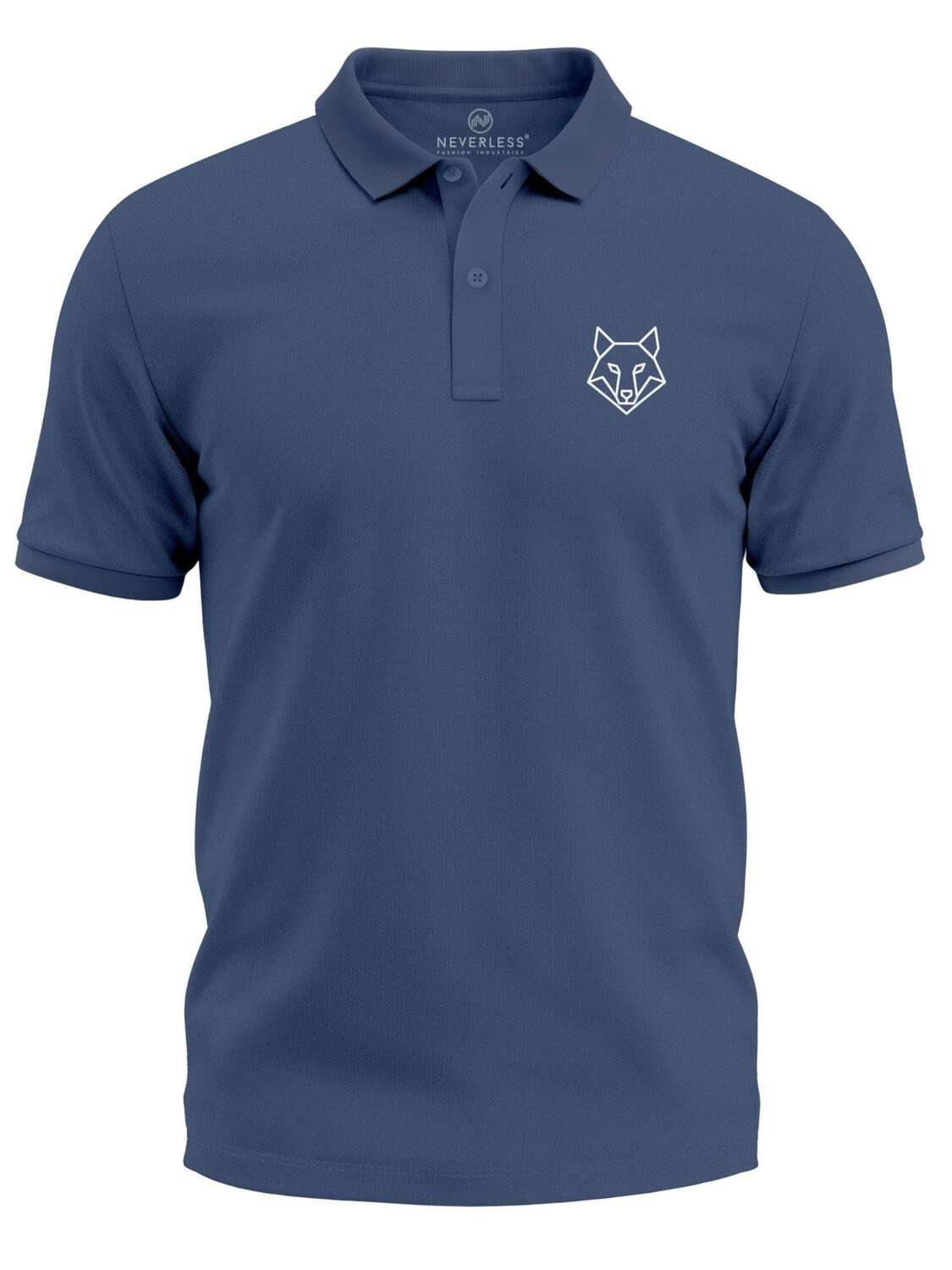 Neverless Футболка 'Polygon Wolf' в синем цвете
Neverless Футболка 'Polygon Wolf' в синем цвете