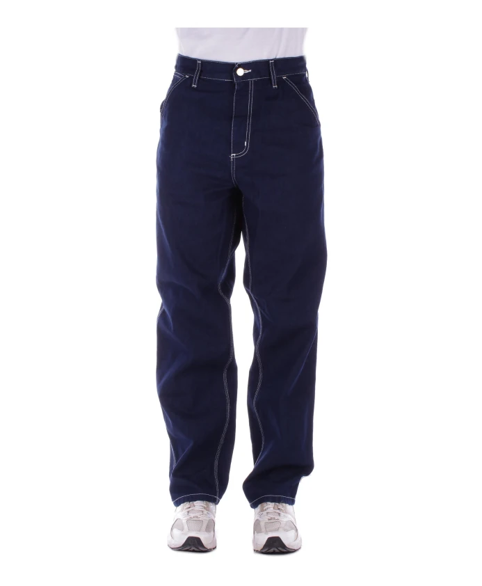 Джинсы с логотипом и застежкой-молнией сзади Carhartt Wip, синий
Джинсы с логотипом и застежкой-молнией сзади Carhartt Wip, синий