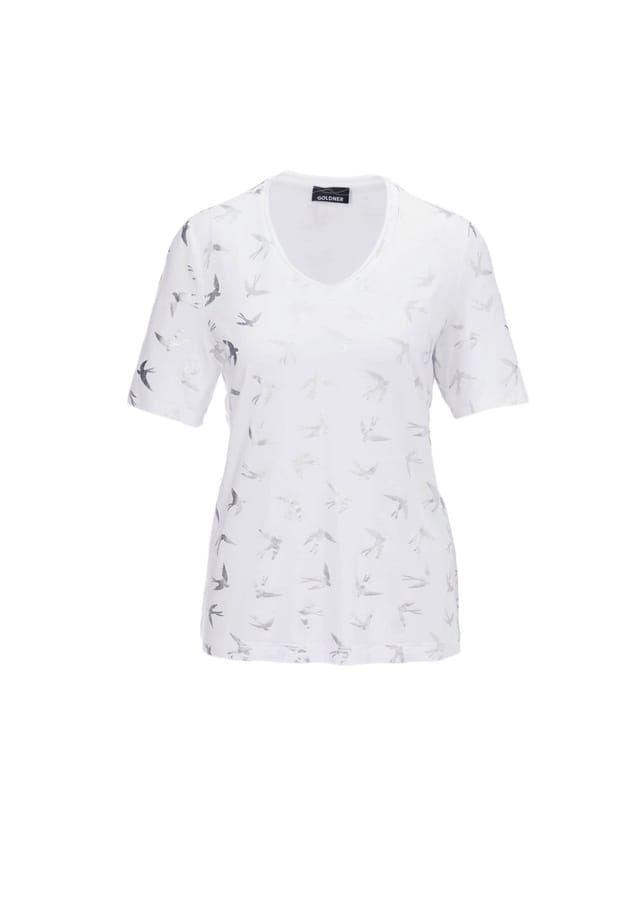 Супермодная рубашка с блестящим принтом Goldner, мультиколор
Супермодная рубашка с блестящим принтом Goldner, мультиколор