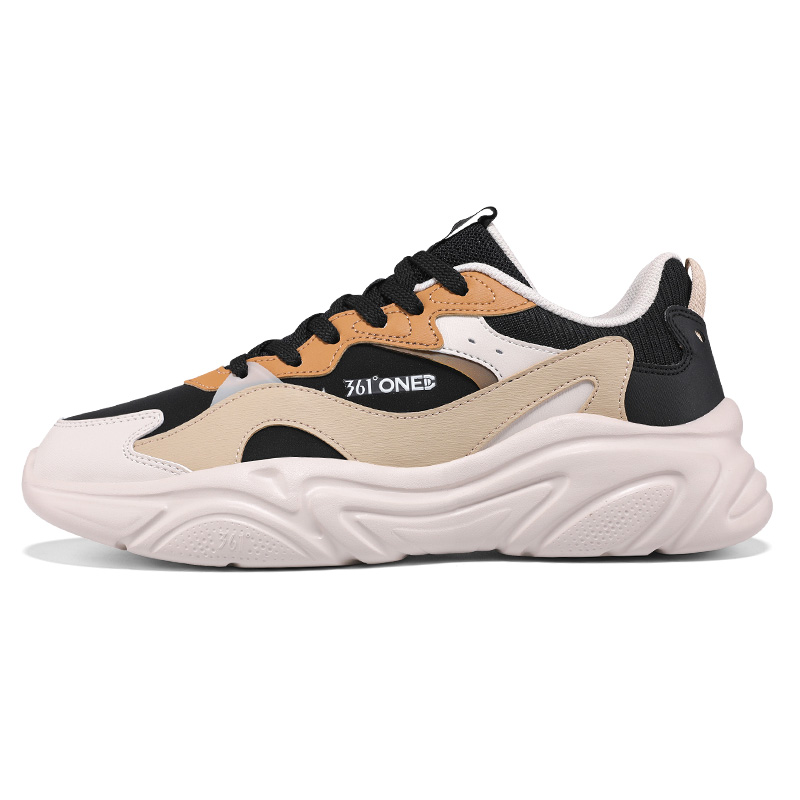 361° Износостойкие и легкие низкие повседневные туфли для мужчин, черно-коричневые
361° Износостойкие и легкие низкие повседневные туфли для мужчин, черно-коричневые