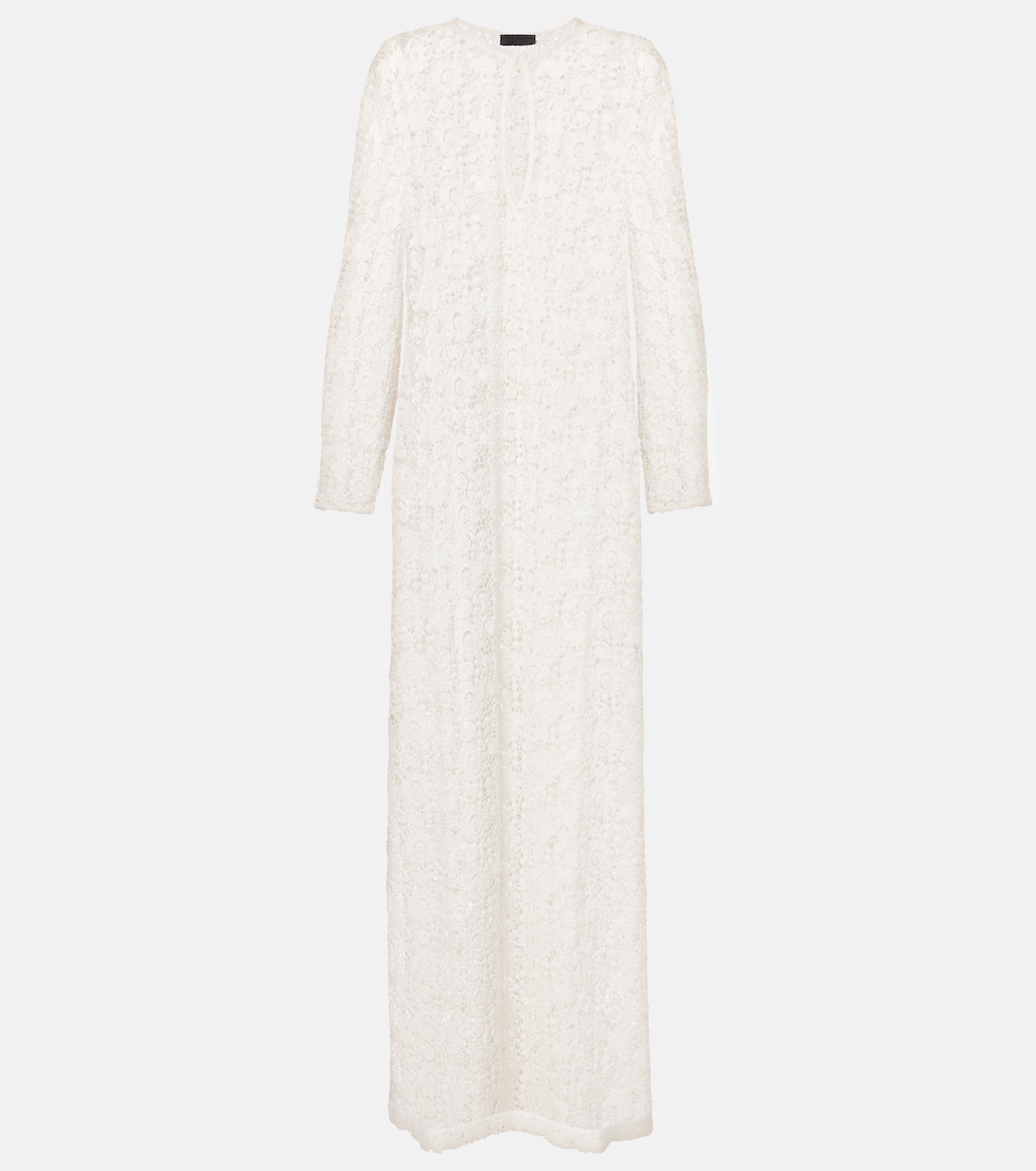 Хлопковое кружевное макси-платье Nili Lotan, слоновая кость
Хлопковое кружевное макси-платье Nili Lotan, слоновая кость