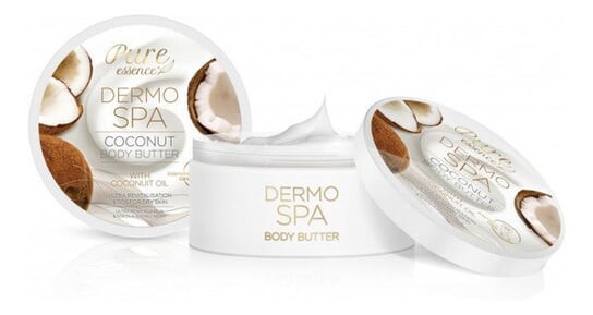Масло для тела DERMO SPA COCONUT - С ЗАПАХОМ КОКОСОВОГО МОЛОКА С КОКОСОВЫМ МАСЛОМ, 200мл Pure Essence