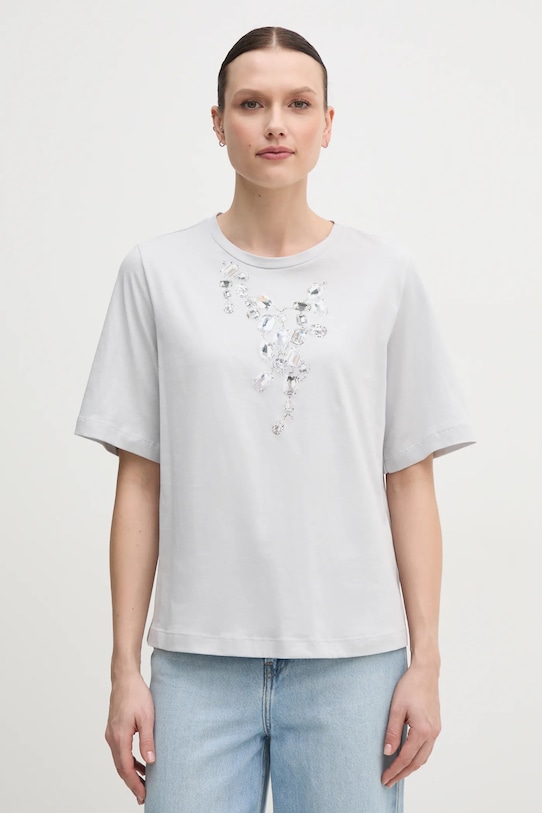 Хлопковая футболка Sisley, серый
Хлопковая футболка Sisley, серый