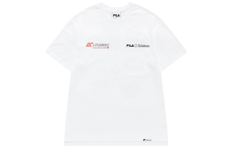 Футболка женская стандартная белая FILA FUSION 
Футболка женская стандартная белая FILA FUSION