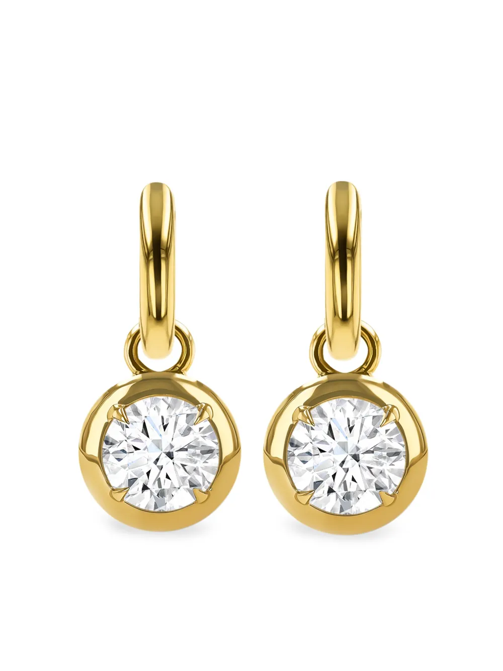 Серьги Large Skimming Stone из желтого золота с бриллиантами Pragnell, золотой
Серьги Large Skimming Stone из желтого золота с бриллиантами Pragnell, золотой