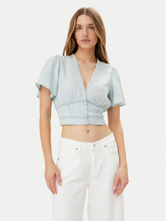 Блузка обычного кроя W5GH82 D5N81 Guess, голубой
Блузка обычного кроя W5GH82 D5N81 Guess, голубой