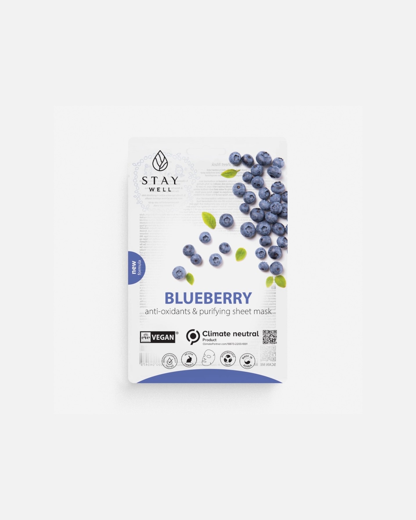 Тканевая маска для лица Stay Well, 20 гр
Тканевая маска для лица Stay Well, 20 гр