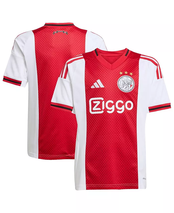 Белая реплика домашней футболки Ajax 2025/26 для старших мальчиков и девочек adidas
Белая реплика домашней футболки Ajax 2025/26 для старших мальчиков и девочек adidas