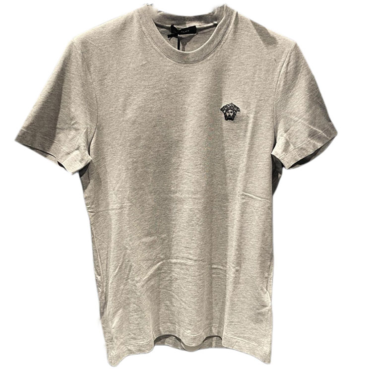 Футболка мужская серая с вышитым логотипом VERSACE
Футболка мужская серая с вышитым логотипом VERSACE