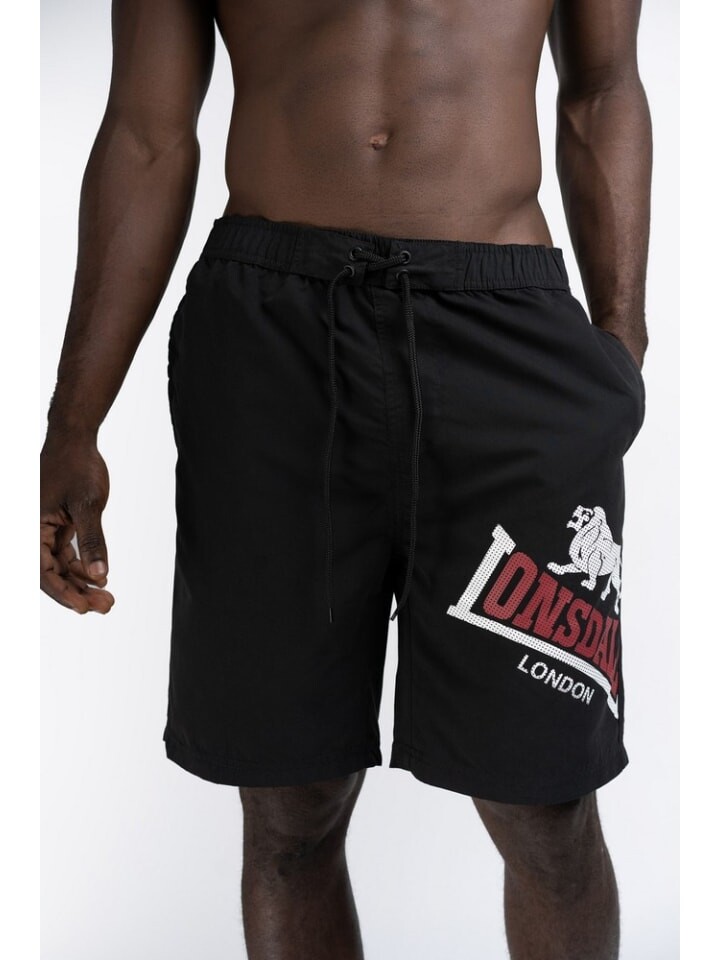 Тканевые шорты Lonsdale, черный
Тканевые шорты Lonsdale, черный