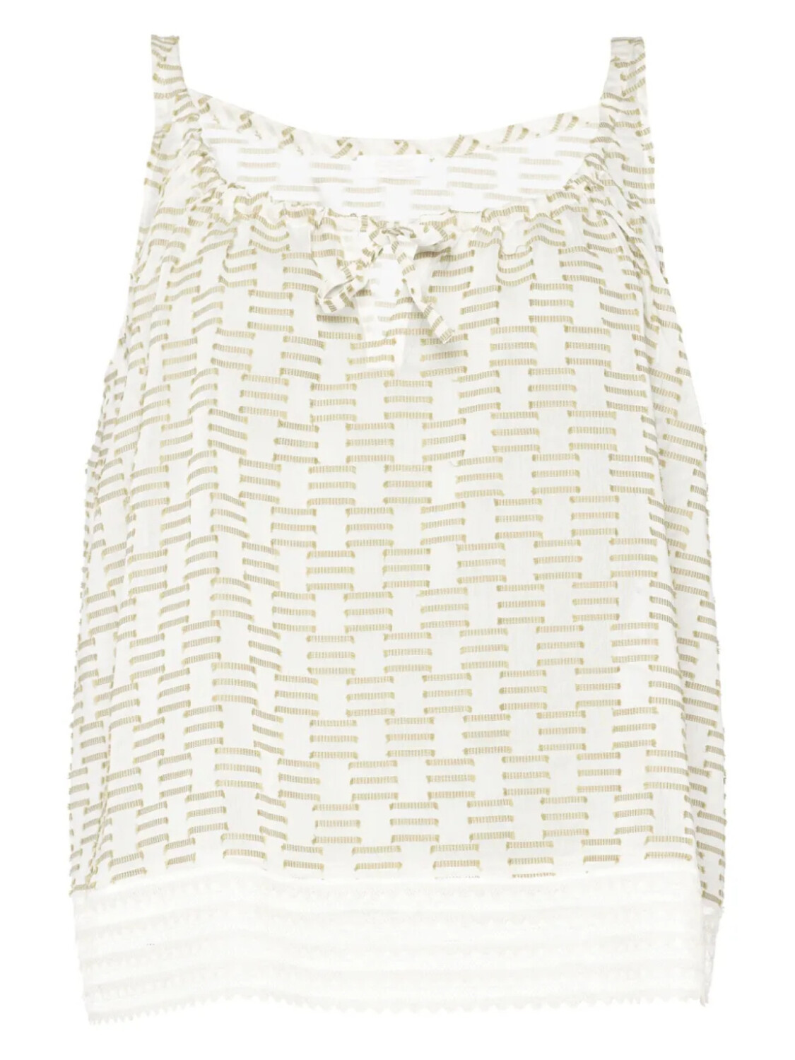 ERES топ с геометричным узором, белый
ERES топ с геометричным узором, белый