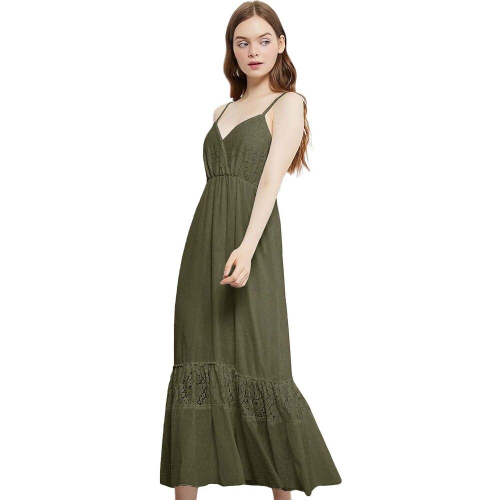 Женское кружевное платье макси в горошек с вырезом в форме сердца Anna-Kaci, цвет Olive
Женское кружевное платье макси в горошек с вырезом в форме сердца Anna-Kaci, цвет Olive