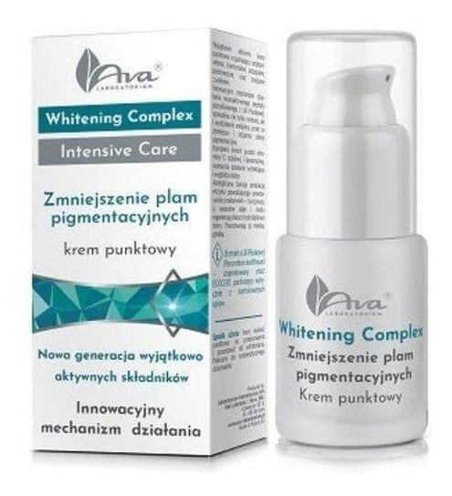 Крем для удаления пятен, 15 мл Ava Whitening Complex
Крем для удаления пятен, 15 мл Ava Whitening Complex