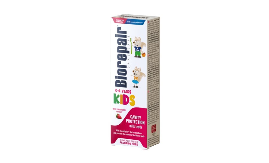 Biorepair Kids - зубная паста для детей от 0 до 6 лет без фтора с экстрактом клубники 50 мл
Biorepair Kids - зубная паста для детей от 0 до 6 лет без фтора с экстрактом клубники 50 мл