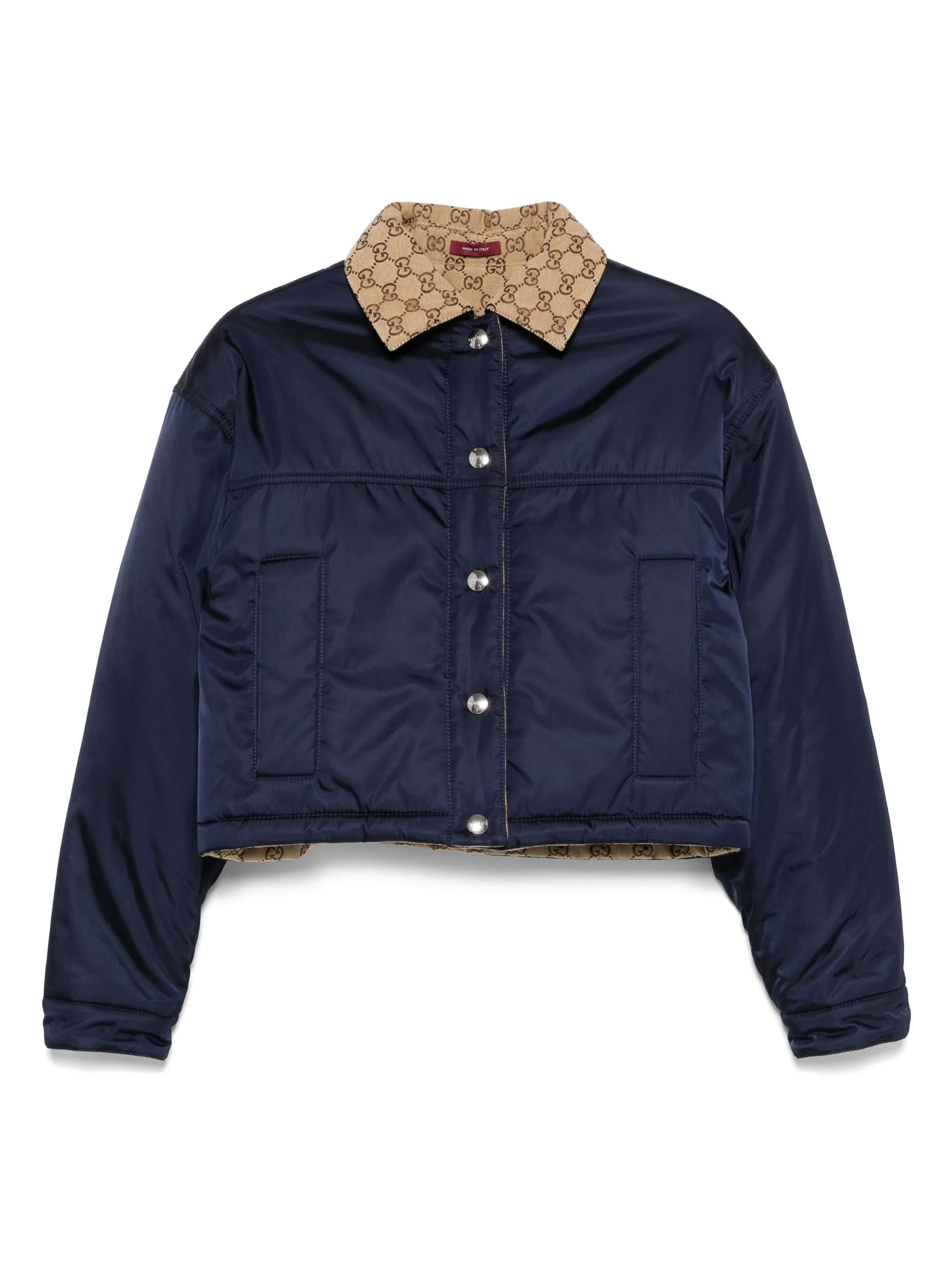 Двусторонний пуховик Gucci, синий
Двусторонний пуховик Gucci, синий