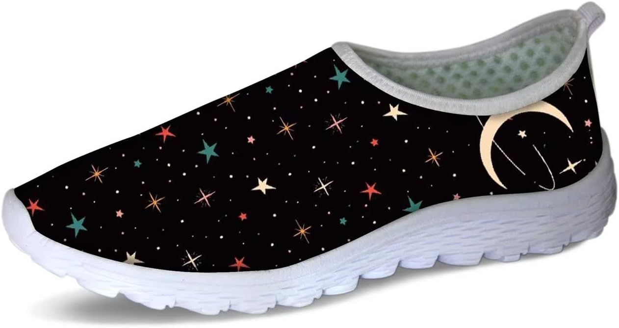 Кроссовки Forchrinse с принтом музыкальных нот и клавиш пианино, универсальные, без шнурков, для мужчин и женщин, легкая повседневная спортивная обувь, дышащие, Moon Colorful Star
Кроссовки Forchrinse с принтом музыкальных нот и клавиш пианино, универсальные, без шнурков, для мужчин и женщин, легкая повседневная спортивная обувь, дышащие, Moon Colorful Star