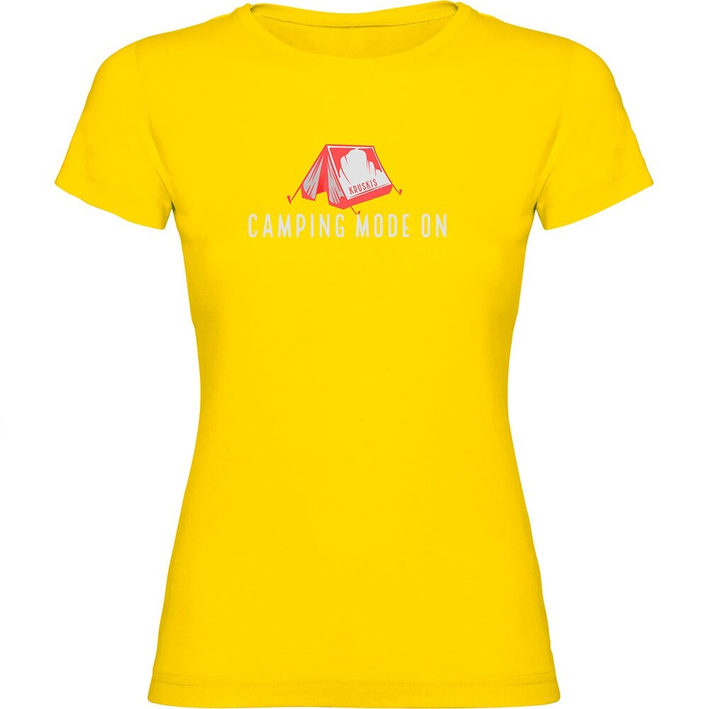 Футболка с коротким рукавом Kruskis Camping Mode On, желтый
Футболка с коротким рукавом Kruskis Camping Mode On, желтый