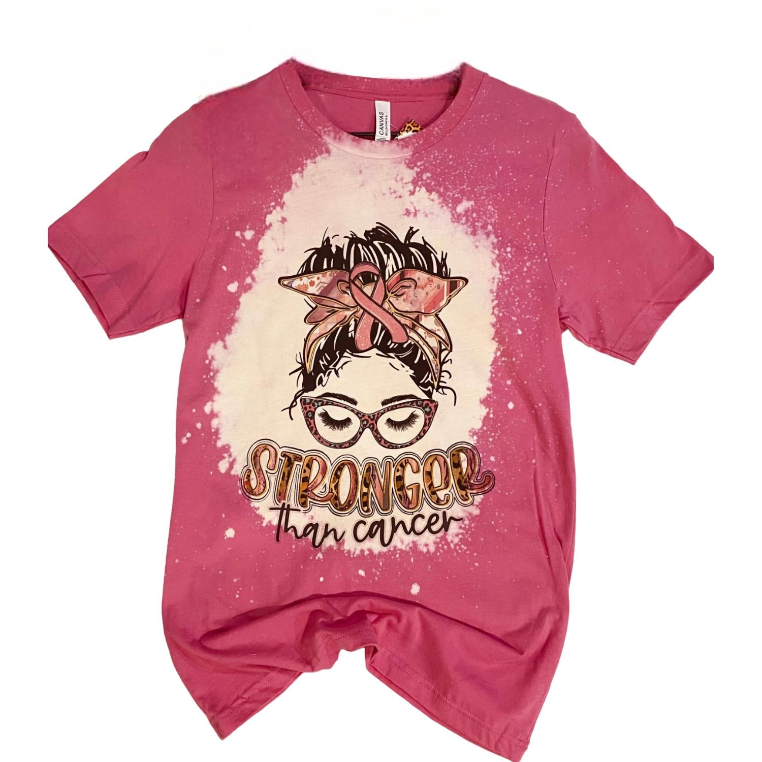 Женская футболка Messy Bun Stronger Bleached Tee Top в розовом цвете Squishy Faces 
Женская футболка Messy Bun Stronger Bleached Tee Top в розовом цвете Squishy Faces