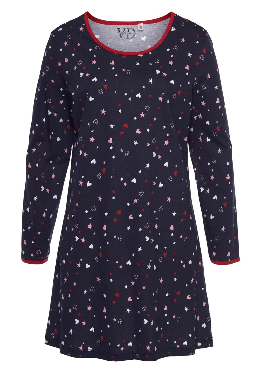 Ночная рубашка VIVANCE Nightgown, темно-синий
Ночная рубашка VIVANCE Nightgown, темно-синий