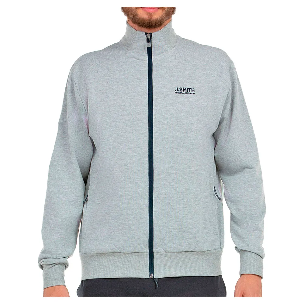 Толстовка John Smith Codium full zip, серый 
Толстовка John Smith Codium full zip, серый