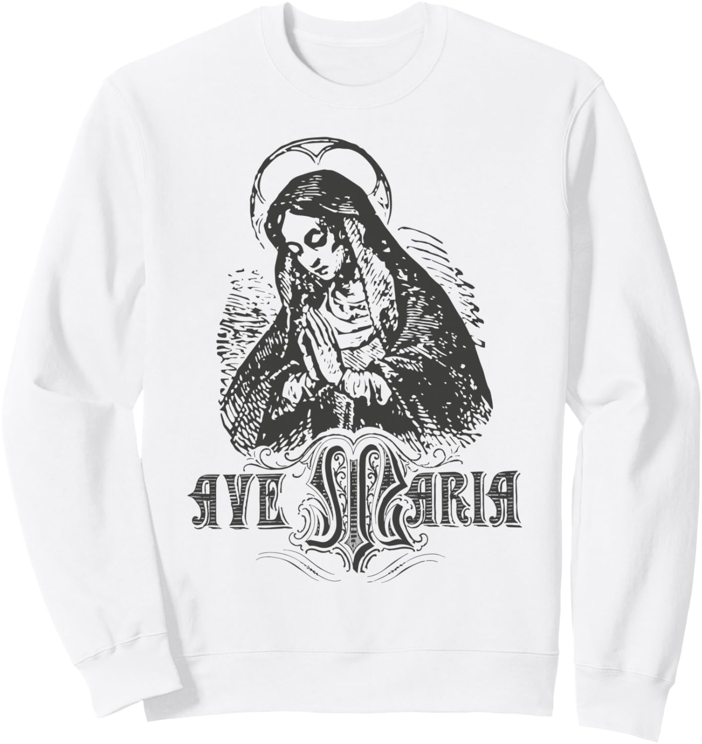 Авемари Шубель Тратамоса, Пресвятая Матерь Аве Марии, толстовка с изображением Богоматери Happy Catholics, белый
Авемари Шубель Тратамоса, Пресвятая Матерь Аве Марии, толстовка с изображением Богоматери Happy Catholics, белый