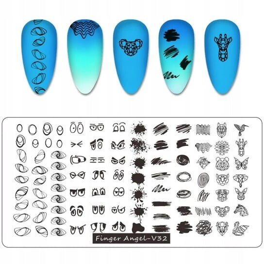 Пластина для штампа для ногтей, Tojato
Пластина для штампа для ногтей, Tojato