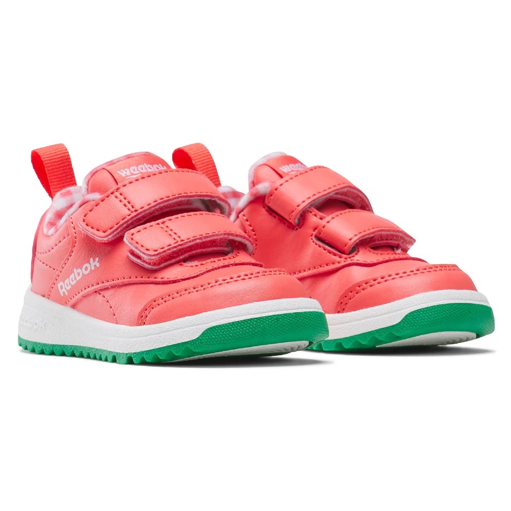Детские кроссовки Weebok Clasp Low 2 Sneaker Toddler от Reebok, coral/white/green
Детские кроссовки Weebok Clasp Low 2 Sneaker Toddler от Reebok, coral/white/green