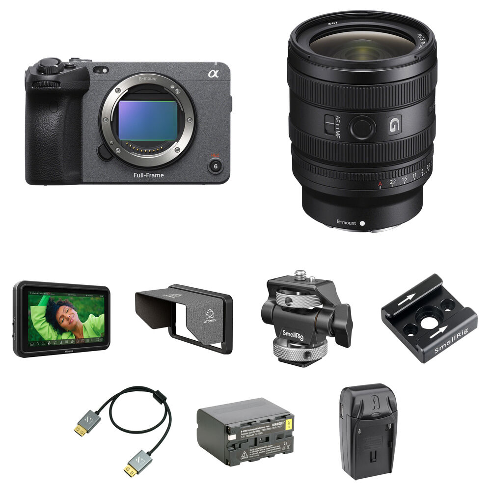 Кинокамера Sony FX3 Full-Frame Cinema Camera with 24-50mm Lens and Monitor
Кинокамера Sony FX3 Full-Frame Cinema Camera with 24-50mm Lens and Monitor