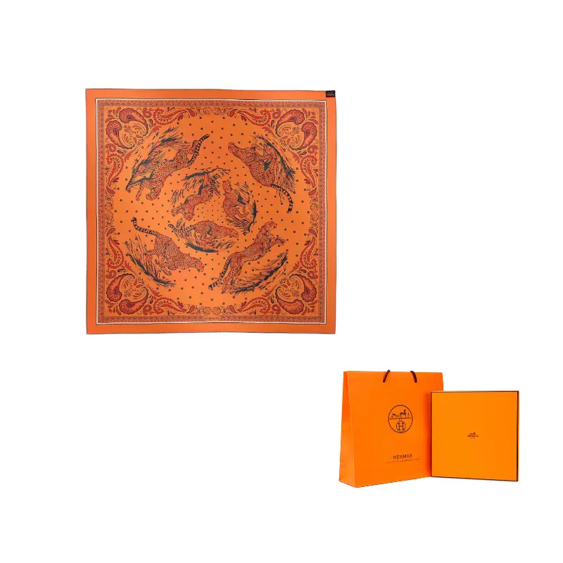 Шелковый шарф Women's Orange HERMES, оранжевый
Шелковый шарф Women's Orange HERMES, оранжевый
