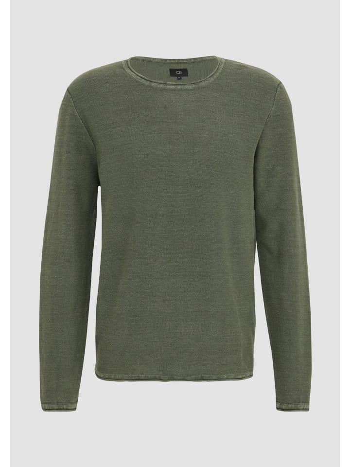 Вязаный свитер цвета 7929_оливковый QS
Вязаный свитер цвета 7929_оливковый QS