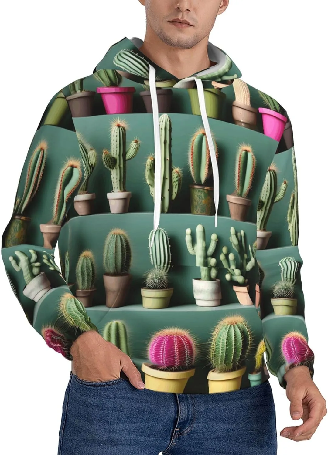 Толстовка с капюшоном BaerK для мужчин, с принтом кактуса, на флисе
Толстовка с капюшоном BaerK для мужчин, с принтом кактуса, на флисе