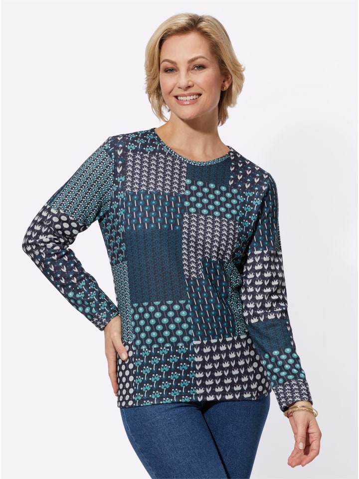 Рубашка с длинными рукавами в сине-черном цвете с принтом WITT WEIDEN
Рубашка с длинными рукавами в сине-черном цвете с принтом WITT WEIDEN