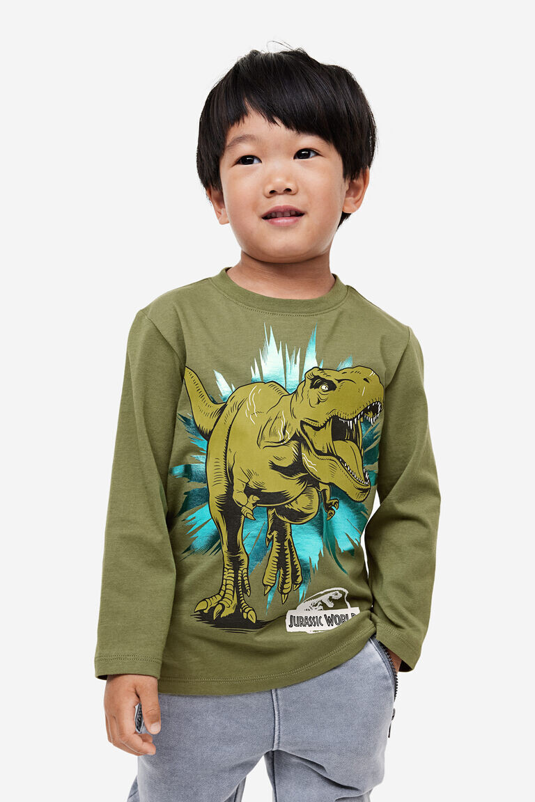 Комплект из двух футболок с длинными рукавами H&M, хаки
Комплект из двух футболок с длинными рукавами H&M, хаки