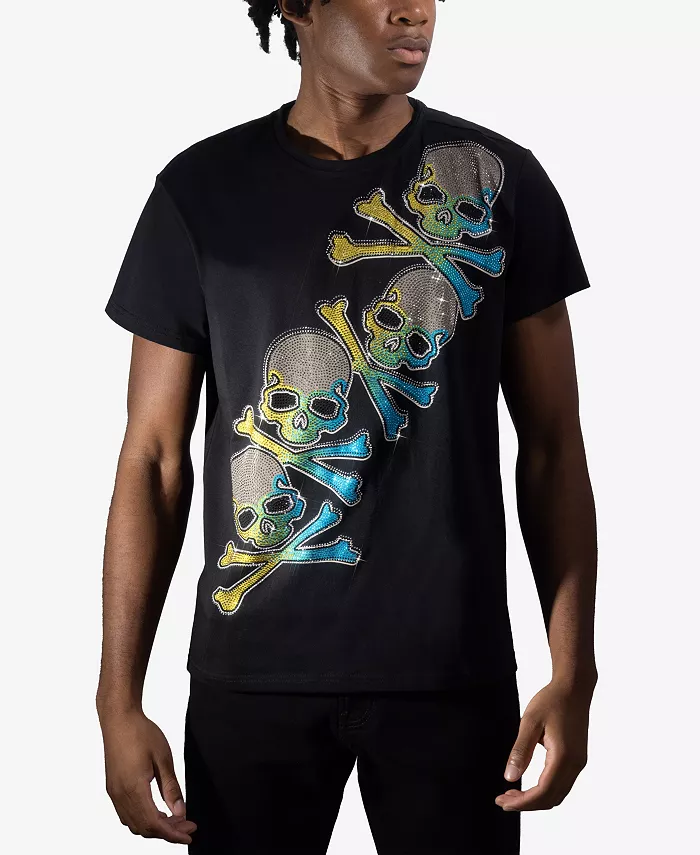 Мужская футболка с графическим принтом и стразами Heads Or Tails, мультиколор
Мужская футболка с графическим принтом и стразами Heads Or Tails, мультиколор