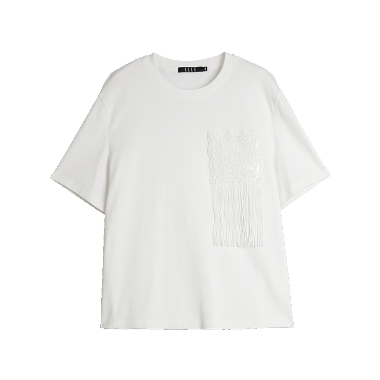 Футболка с коротким рукавом из 100% хлопка Women's ELLE, белый
Футболка с коротким рукавом из 100% хлопка Women's ELLE, белый