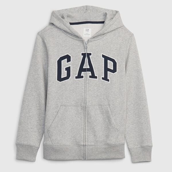 Флисовая толстовка с застежкой-молнией и вышитым логотипом Gap, серый
Флисовая толстовка с застежкой-молнией и вышитым логотипом Gap, серый