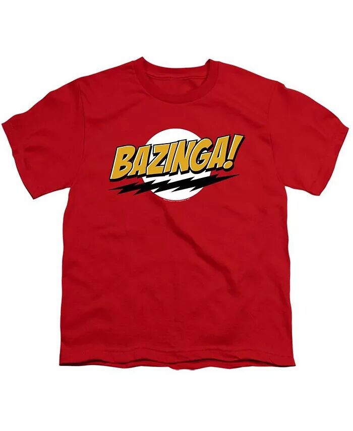 Футболка/футболка Bazinga с коротким рукавом для мальчиков Big Bang Theory, красный
Футболка/футболка Bazinga с коротким рукавом для мальчиков Big Bang Theory, красный