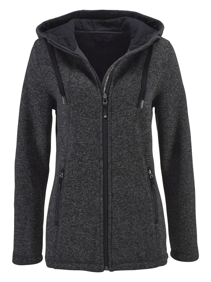 трикотажная флисовая куртка антрацитового цвета Polarino
трикотажная флисовая куртка антрацитового цвета Polarino