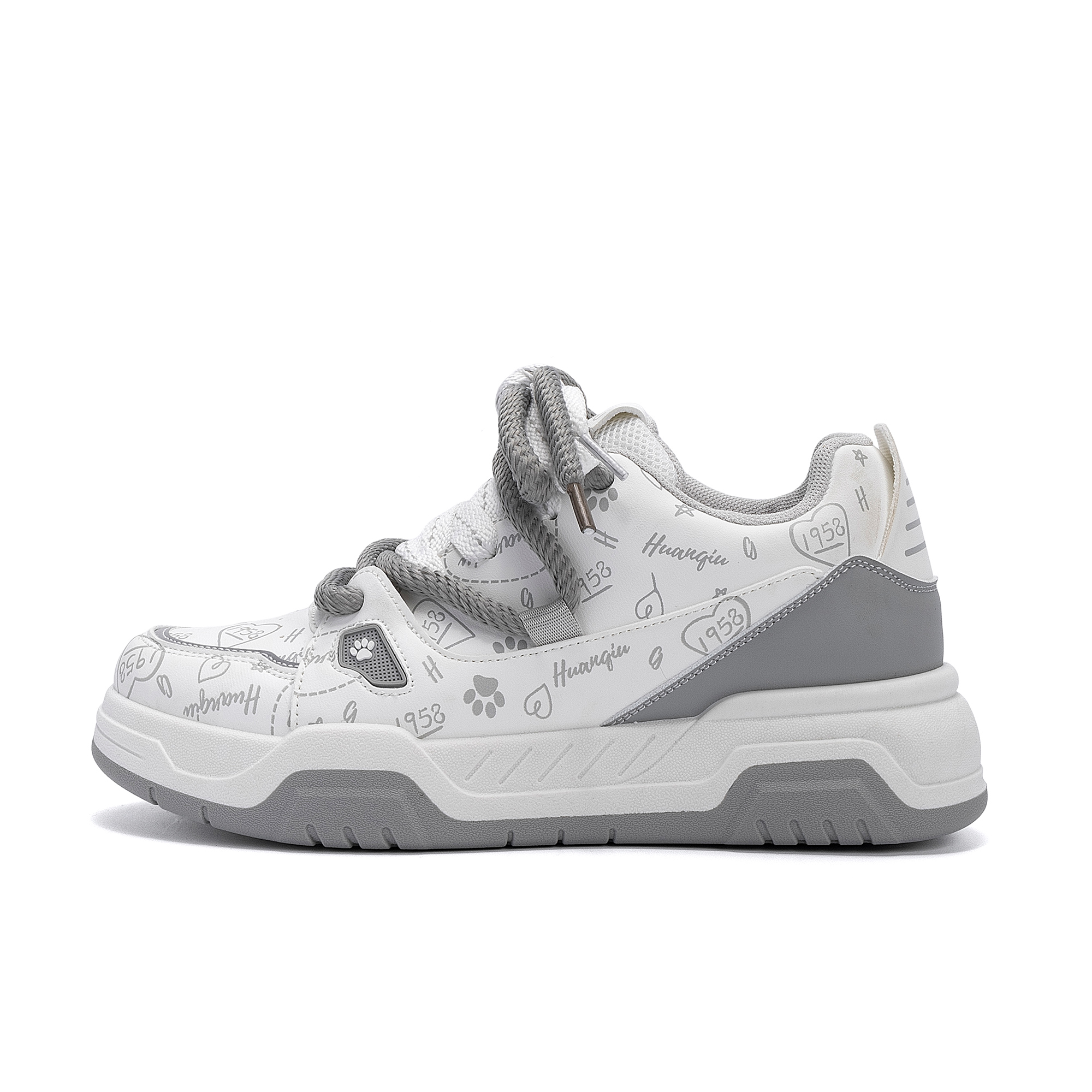 HUANQIU Synthetic Leather легкие низкие скейтборд кроссовки мужские бело-серые
HUANQIU Synthetic Leather легкие низкие скейтборд кроссовки мужские бело-серые