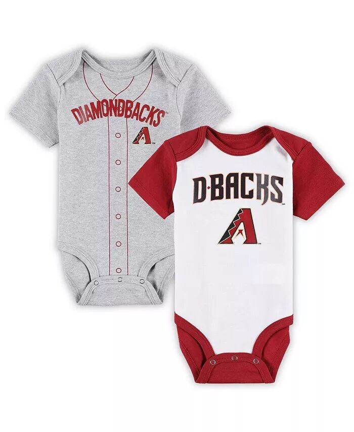 Комплект из двух боди для маленьких мальчиков и девочек, белый, серый, меланжевый, Arizona Diamondbacks Little Slugger Outerstuff
Комплект из двух боди для маленьких мальчиков и девочек, белый, серый, меланжевый, Arizona Diamondbacks Little Slugger Outerstuff