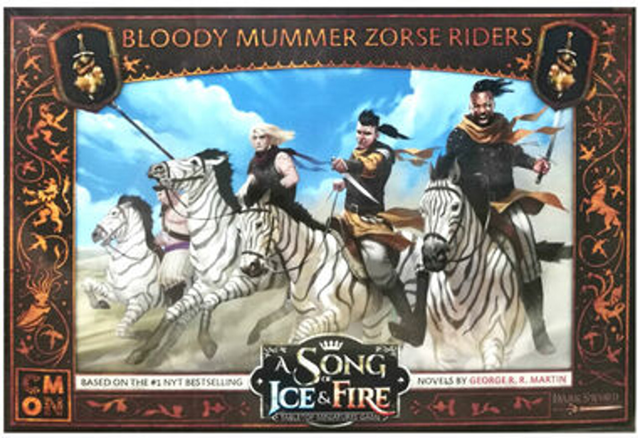 Миниатюра A Song of Ice & Fire Miniatures Game: Bloody Mummer Zorse Riders Unit Box
Миниатюра A Song of Ice & Fire Miniatures Game: Bloody Mummer Zorse Riders Unit Box