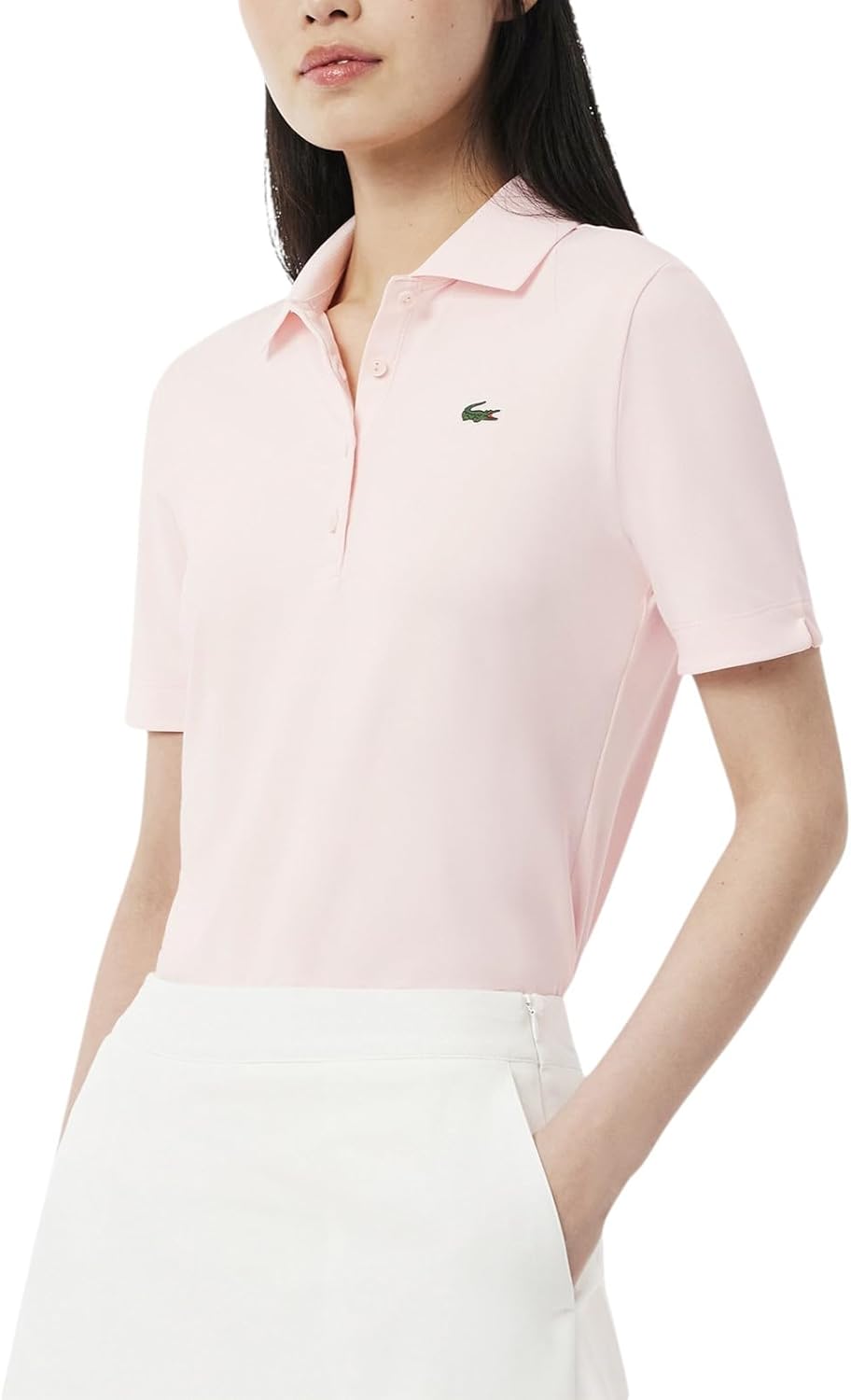 Женская спортивная поло Lacoste для гольфа, облегающая, с защитой от ультрафиолета и эластичным материалом, Flamingo/Flamingo
Женская спортивная поло Lacoste для гольфа, облегающая, с защитой от ультрафиолета и эластичным материалом, Flamingo/Flamingo